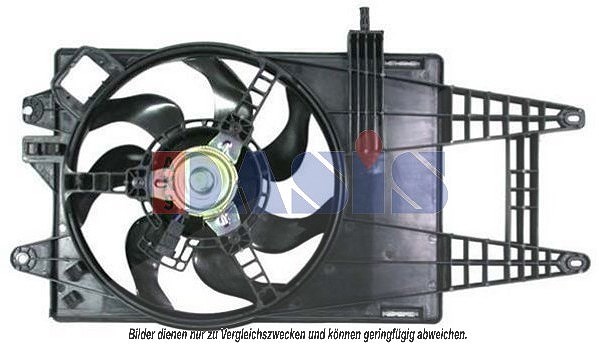 Aks Dasis Lüfter, Motorkühlung [Hersteller-Nr. 088083N] für Fiat, Lancia