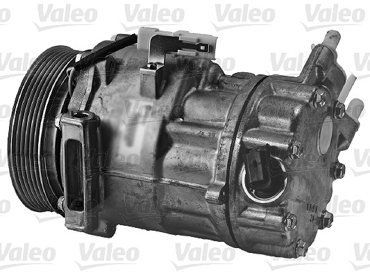 Valeo Kompressor Klimaanlage SD6C12 [Hersteller-Nr. 813162] für Peugeot, Fiat, Citroën