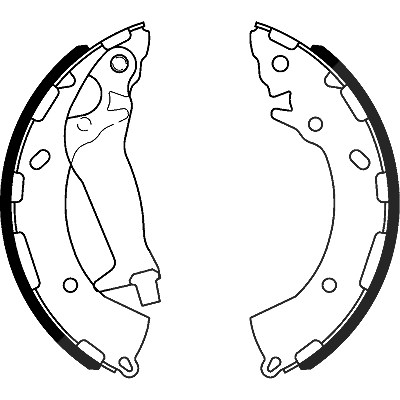 Hella Bremsbackensatz [Hersteller-Nr. 8DB355000-401] für Kia, Hyundai