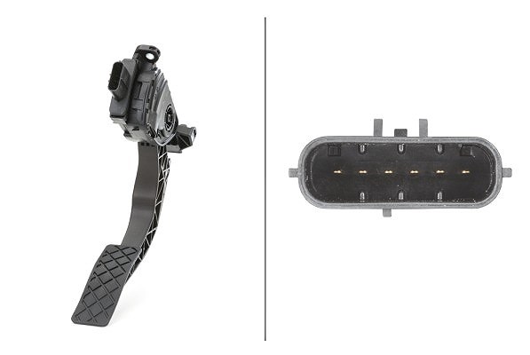 Hella Sensor, Fahrpedalstellung [Hersteller-Nr. 6PV009505-701] für Audi