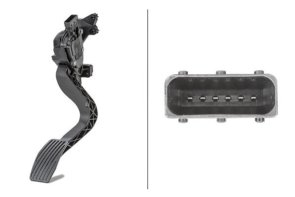 Hella Sensor, Fahrpedalstellung [Hersteller-Nr. 6PV010175-731] für Fiat