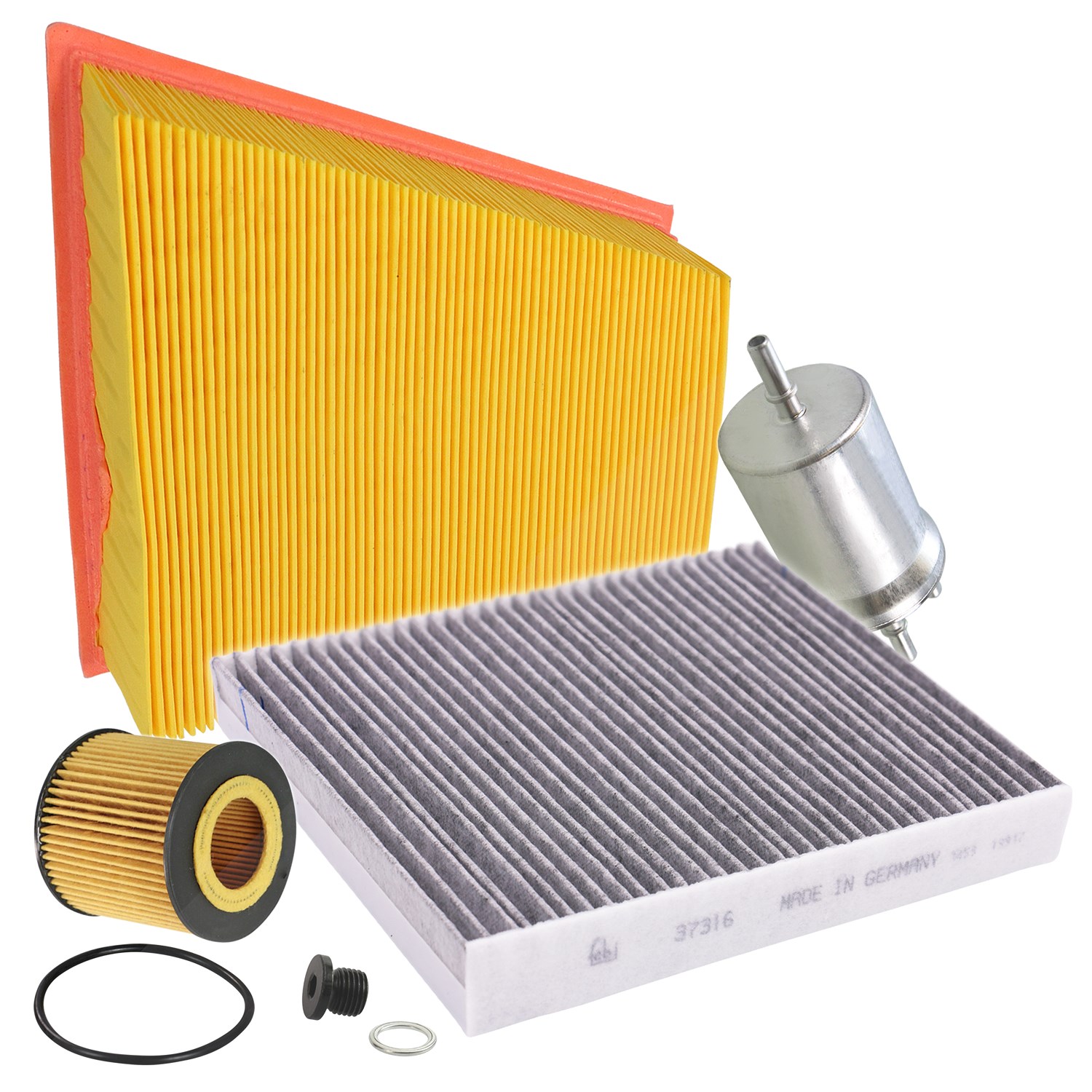 Bestprice Inspektionspaket Filtersatz SET B [Hersteller-Nr. 10492535] für Seat, Skoda, VW