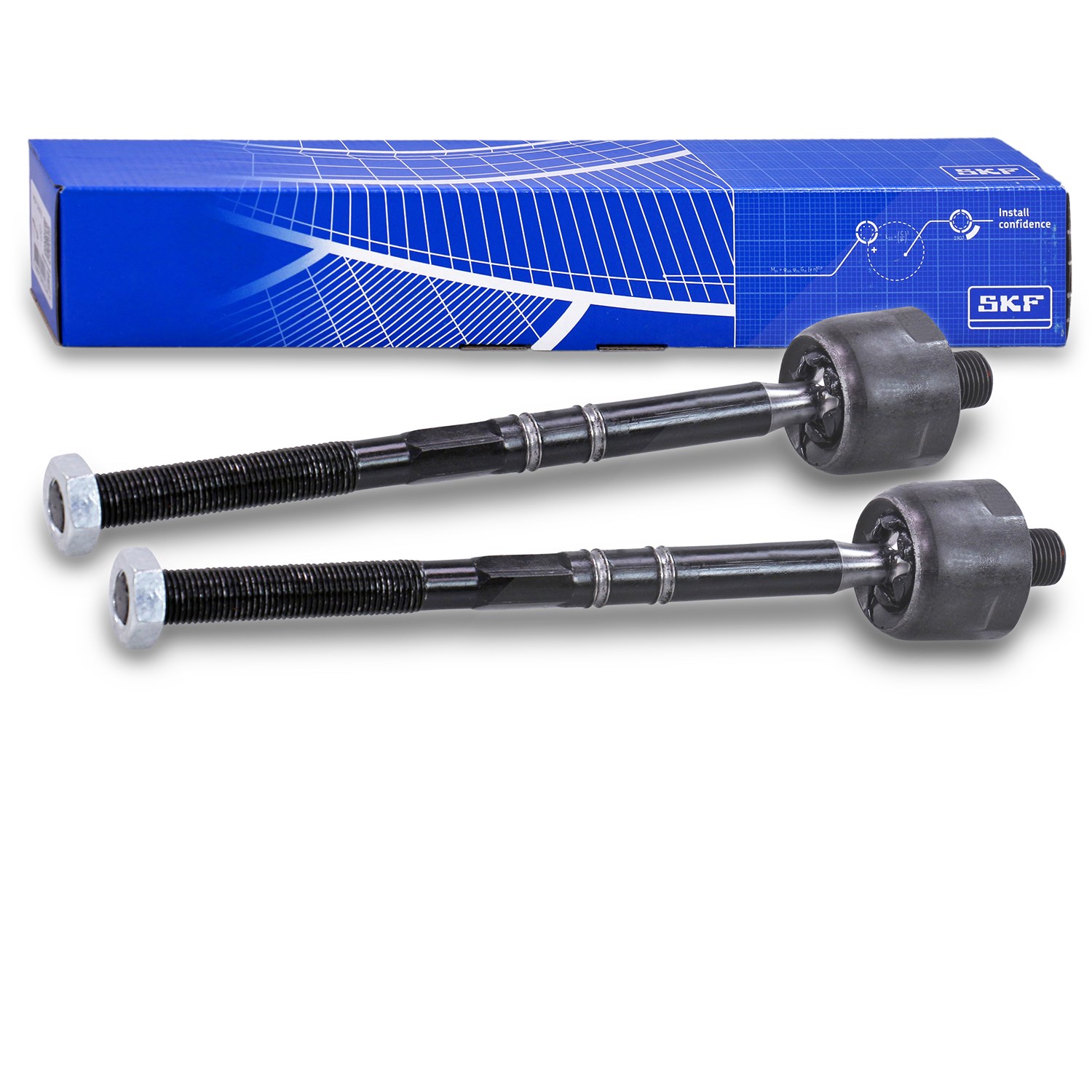 Skf 2x Spurstange Vorderachse innen beidseitig [Hersteller-Nr. 40207537] für Mercedes-Benz