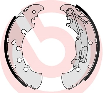 Brembo Bremsbackensatz [Hersteller-Nr. S23555] für Lancia, Fiat, Opel