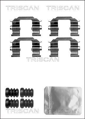 Triscan Zubehörsatz, Scheibenbremsbelag [Hersteller-Nr. 8105211870] für Opel, Daewoo, Chevrolet