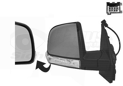 Van Wezel Außenspiegel [Hersteller-Nr. 1638806] für Opel, Fiat