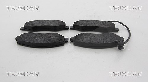 Triscan Bremsbeläge mit VWK hinten (Satz) [Hersteller-Nr. 811010583] für Vauxhall, Opel, Nissan, Renault