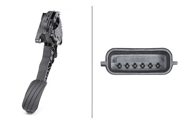 Hella Sensor, Fahrpedalstellung [Hersteller-Nr. 6PV009978-751] für Renault