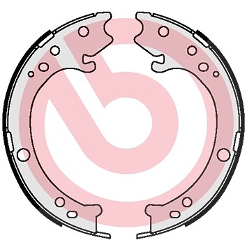 Brembo Bremsbackensatz, Feststellbremse [Hersteller-Nr. S28517] für Honda