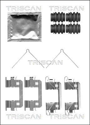 Triscan Zubehörsatz, Scheibenbremsbelag [Hersteller-Nr. 8105401620] für Honda