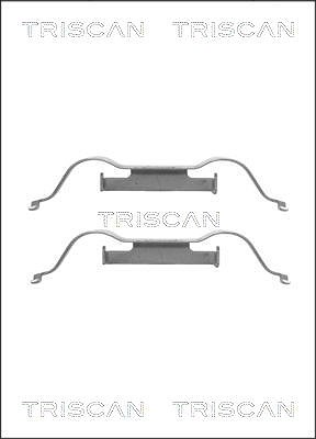 Triscan Zubehörsatz, Scheibenbremsbelag [Hersteller-Nr. 8105101626] für Citroën, Seat, Ford, Peugeot, VW
