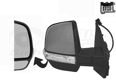 Van Wezel Außenspiegel [Hersteller-Nr. 1638816] für Opel, Fiat