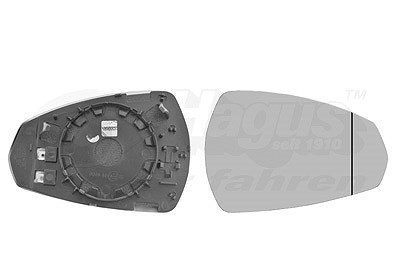 Van Wezel Spiegelglas, Außenspiegel [Hersteller-Nr. 0335838] für Audi