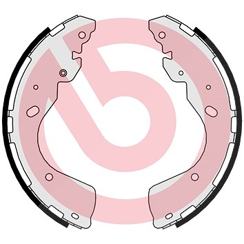 Brembo Bremsbackensatz [Hersteller-Nr. S56547] für Ford Usa, Nissan, Ford, Renault