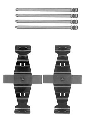 Hella Zubehörsatz, Scheibenbremsbelag [Hersteller-Nr. 8DZ355204-241] für Mercedes-Benz