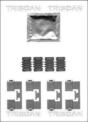 Triscan Zubehörsatz, Scheibenbremsbelag [Hersteller-Nr. 8105241621] für Chevrolet, Vauxhall, Citroën, Opel