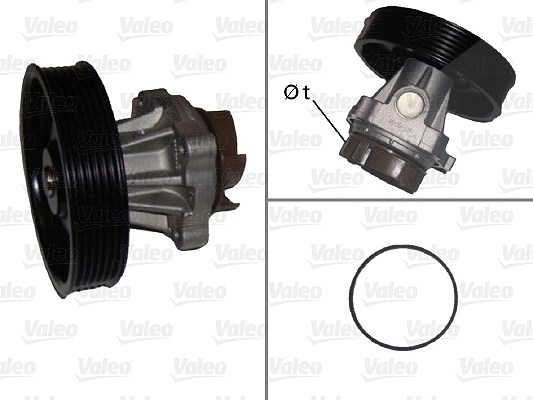 Valeo Wasserpumpe [Hersteller-Nr. 506716] für Alfa Romeo, Opel, Vauxhall, Subaru, Chevrolet, Suzuki, Fiat, Lancia