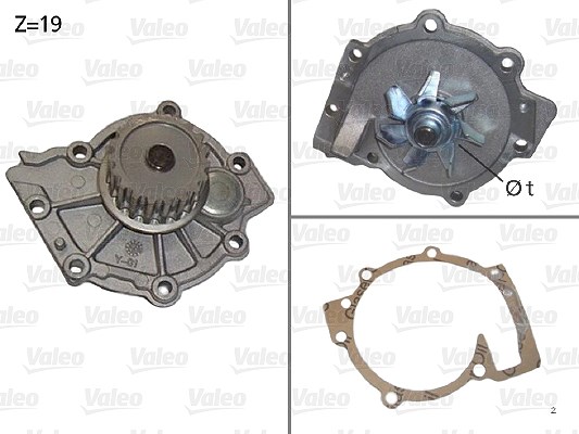 Valeo Wasserpumpe [Hersteller-Nr. 506854] für Volvo