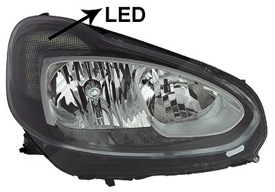 Van Wezel Hauptscheinwerfer [Hersteller-Nr. 3703964N] für Opel