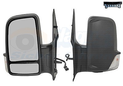 Van Wezel Außenspiegel [Hersteller-Nr. 3083807] für Mercedes-Benz