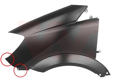 Van Wezel Kotflügel [Hersteller-Nr. 3083657] für Mercedes-Benz
