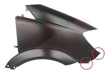 Van Wezel Kotflügel [Hersteller-Nr. 3083658] für Mercedes-Benz