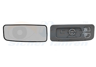 Van Wezel Spiegelglas, Außenspiegel [Hersteller-Nr. 3083833] für Mercedes-Benz