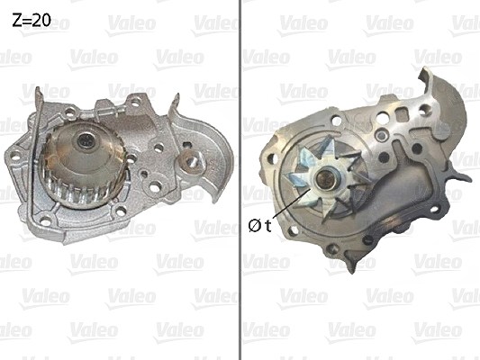 Valeo Wasserpumpe [Hersteller-Nr. 506573] für Dacia, Nissan, Renault