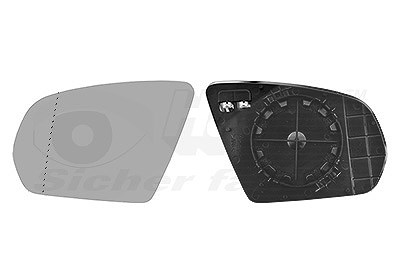 Van Wezel Spiegelglas, Außenspiegel [Hersteller-Nr. 2924837] für Mercedes-Benz