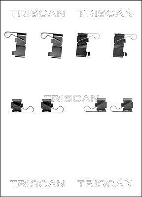 Triscan Zubehörsatz, Scheibenbremsbelag [Hersteller-Nr. 8105131639] für Lexus, Toyota