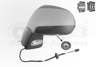 Van Wezel Außenspiegel [Hersteller-Nr. 4076817] für Peugeot