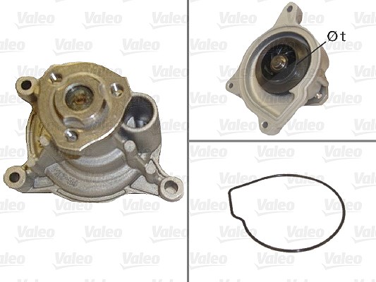 Valeo Wasserpumpe [Hersteller-Nr. 506950] für Seat, Audi, Skoda, VW