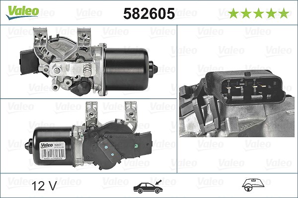 Valeo Wischermotor [Hersteller-Nr. 582605] für Renault