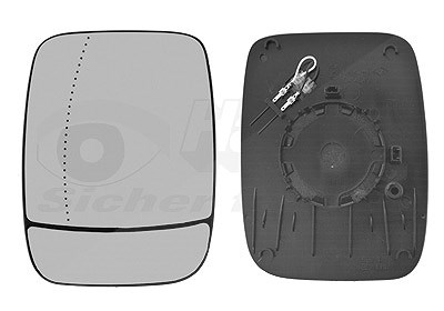 Van Wezel Spiegelglas, Außenspiegel [Hersteller-Nr. 3891837] für Opel, Fiat, Renault, Nissan