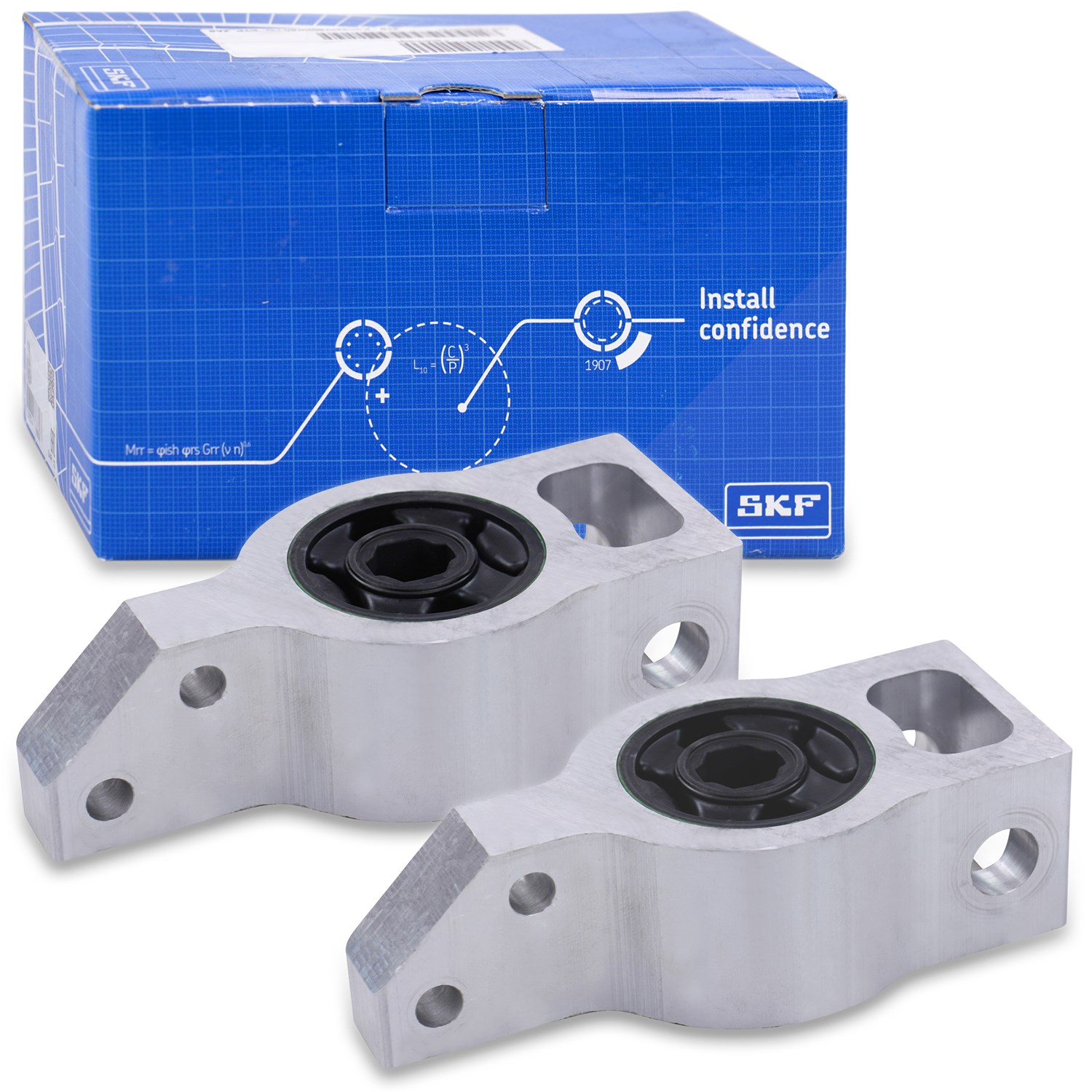 Skf 2x Querlenkerlager Vorderachse unten hinten [Hersteller-Nr. 40198120] für VW, Seat, Audi