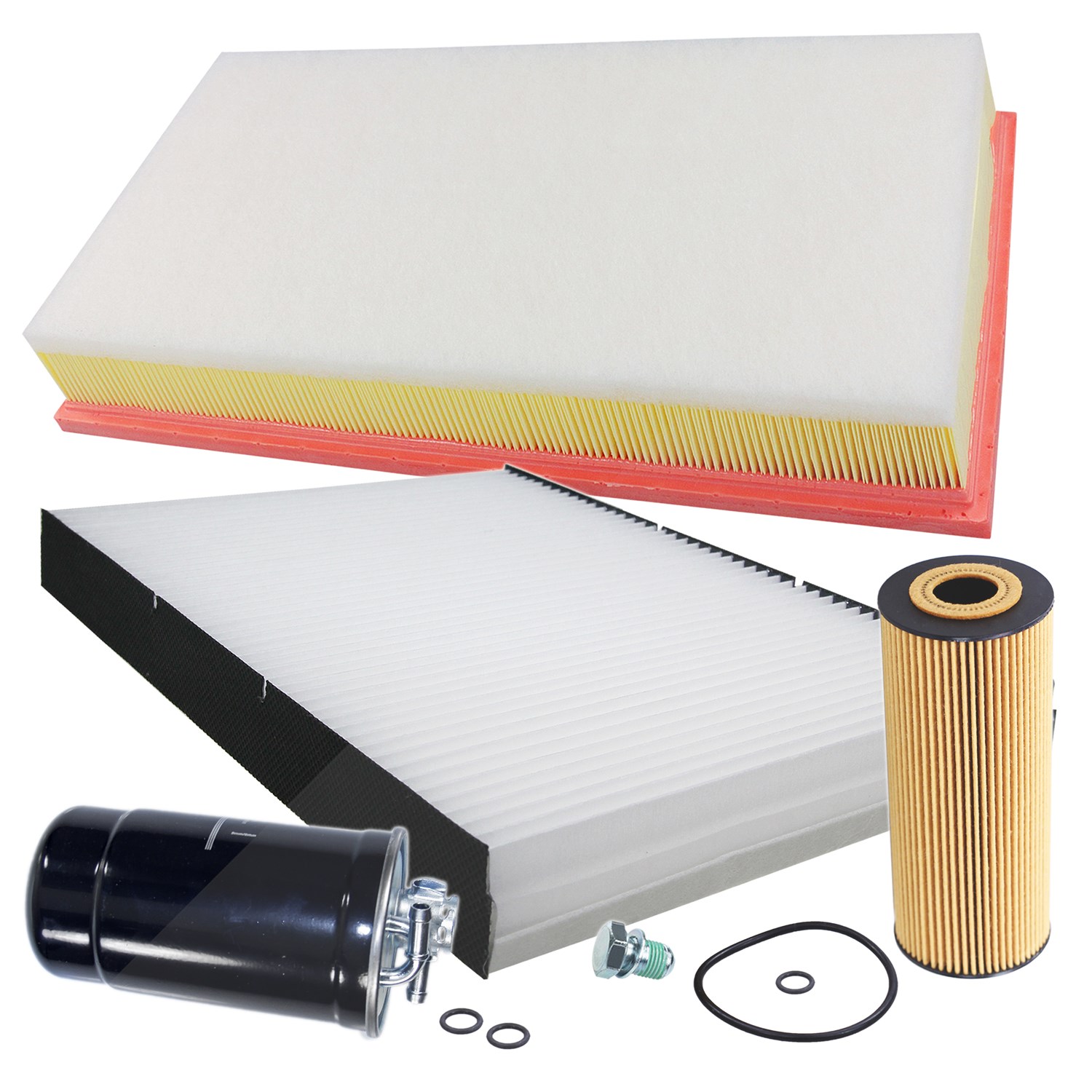 Bestprice Inspektionspaket Filtersatz SET B [Hersteller-Nr. 10493569] für Skoda, VW, Audi