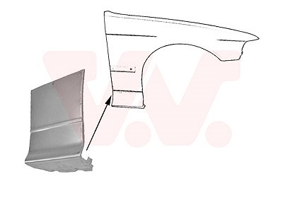 Van Wezel Kotflügel [Hersteller-Nr. 0640156] für BMW