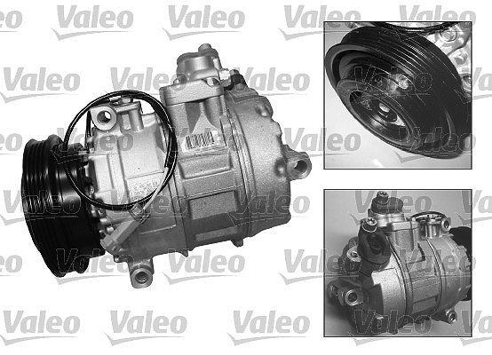 Valeo Kompressor, Klimaanlage [Hersteller-Nr. 699376] für Audi, Skoda, VW