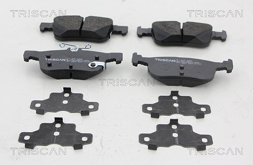Triscan Bremsbeläge hinten (Satz) [Hersteller-Nr. 811016033] für Ford Usa, Ford