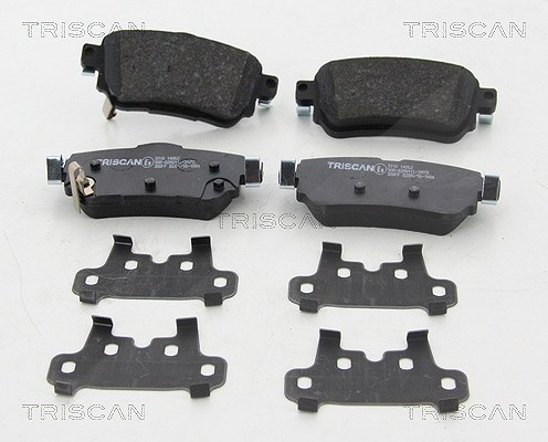 Triscan Bremsbelagsatz, Scheibenbremse [Hersteller-Nr. 811014062] für Nissan, Renault