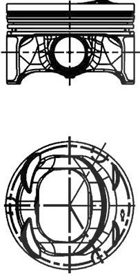 Kolbenschmidt Kolben [Hersteller-Nr. 40477620] für Seat, Audi, Skoda, VW