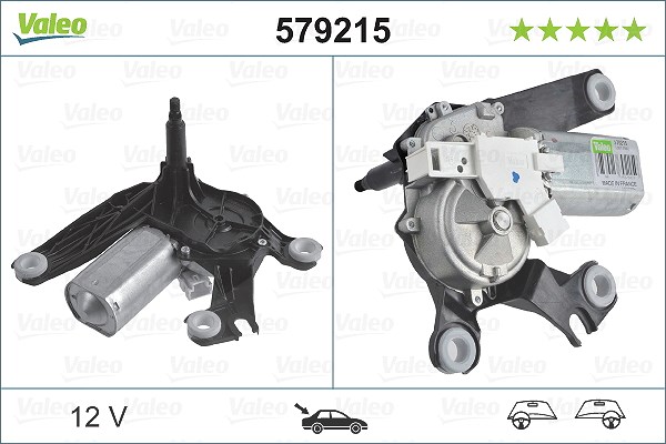 Valeo Wischermotor [Hersteller-Nr. 579215] für Peugeot, Citroën