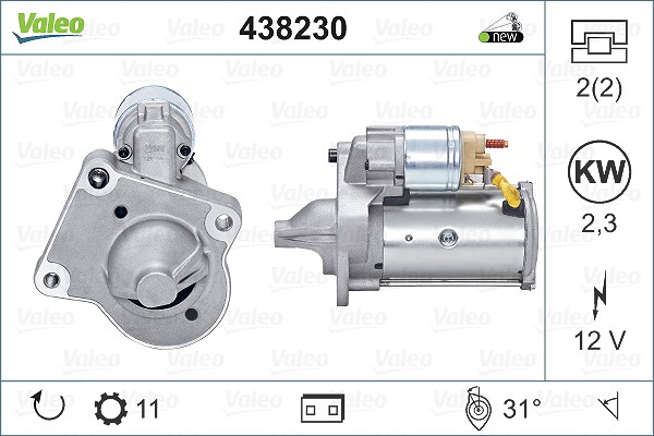 Valeo Starter [Hersteller-Nr. 438230] für Ford, Volvo