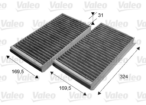 Valeo Filter, Innenraumluft [Hersteller-Nr. 698864] für Alpina, BMW