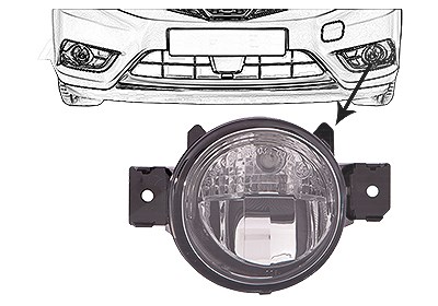 Van Wezel Nebelscheinwerfer [Hersteller-Nr. 3341995] für Renault, Nissan