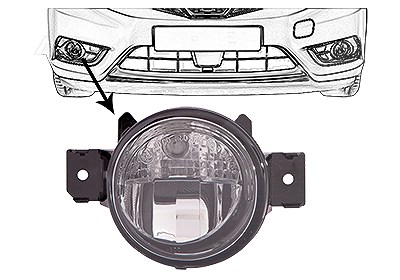 Van Wezel Nebelscheinwerfer [Hersteller-Nr. 3341996] für Renault, Nissan