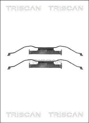 Triscan Zubehörsatz, Scheibenbremsbelag [Hersteller-Nr. 8105111612] für BMW, Alfa Romeo