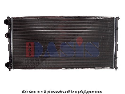 Aks Dasis Kühler, Motorkühlung [Hersteller-Nr. 040015N] für VW, Seat