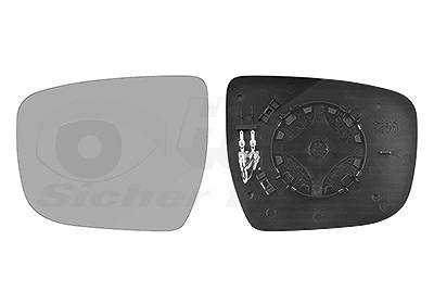 Van Wezel Spiegelglas, Außenspiegel [Hersteller-Nr. 3391837] für Nissan