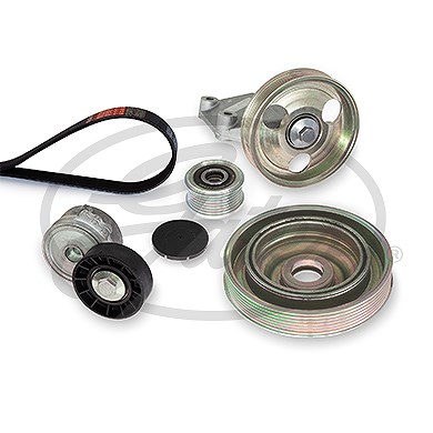 Gates Keilrippenriemensatz [Hersteller-Nr. K206PK1218] für Lancia, Citroën, Fiat, Peugeot